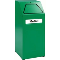 Wertstoffsammler 65l H970xB400xT380mm verkehrsgrün/verkehrsgrün stationär STUMPF Wertstoffsammler 65l H970xB400xT380mm verkehrsgrün/verkehrsgrün stationär STUMPF
