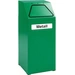 Wertstoffsammler 65l H970xB400xT380mm verkehrsgrün/verkehrsgrün stationär STUMPF Wertstoffsammler 65l H970xB400xT380mm verkehrsgrün/verkehrsgrün stationär STUMPF