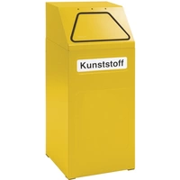 Wertstoffsammler 65l H970xB400xT380mm signalgelb/signalgelb stationär STUMPF Wertstoffsammler 65l H970xB400xT380mm signalgelb/signalgelb stationär STUMPF