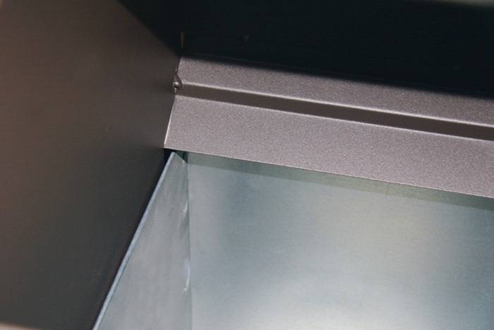 Wertstoffsammler H975xB620xT320mm Inh.2x45l lichtgrau Klappen farbig STUMPF