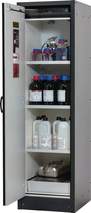 Sicherh.-Schrank Typ 30 H1947xB564xT620mm anthrazit/grau Vollblechtüren ASECOS