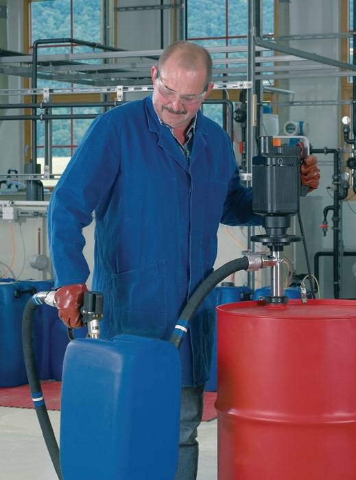 Fasspumpe elekt.Alu.Mineralöle Tauchtiefe 1000mm