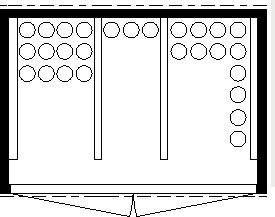 Gasflaschenlager B3050xT2170xH2250 verz.,mont.m.Bodenrahmen Doppelflügeltor SÄBU