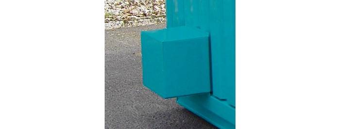 Lagercontainer-Kombination B3050xT4340xH2300mm zerlegt gem.GHS 1-4 Vol.2 x 1030l