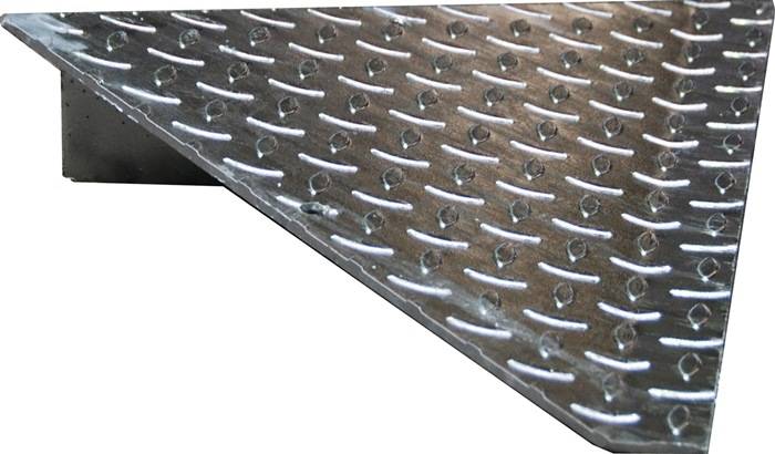 Auffahrecke L500xB500xH78mm STA verz.f.Flachwannen