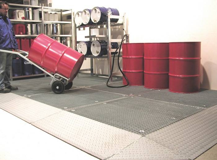 Flachwanne L1350xB1350xH78mm STA verz.Auffangvol.82l