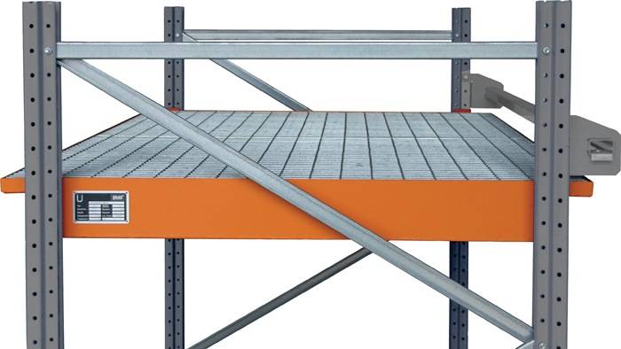 Einhängewanne 200l L2150xB1250/915xH140mm Stahlbl.m.Gitterrost lichtblau BAUER