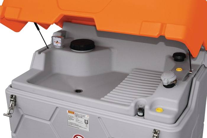 Altöltank Outdoor 2500l H1800xB1200xL1800mm Saugrohr m.TW-Kupplung