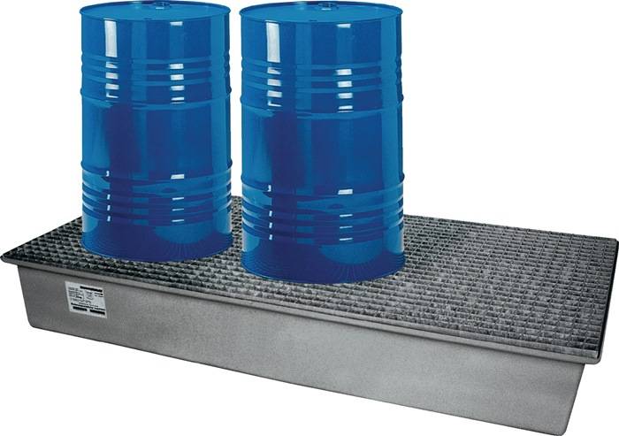 Auffangwanne 220l L1880xB850xH200mm GFK m.GFK-Gitterrost