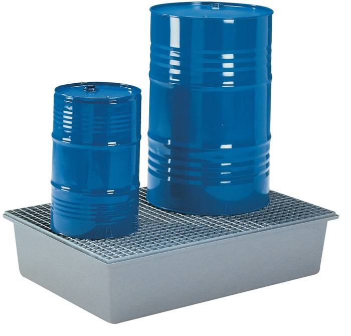 Auffangwanne 220l L1280xB850xH270mm GFK o.Gitterrost