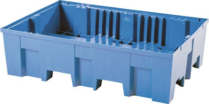 Auffangwanne 220l L1245xB865xH350mm PE o.Gitterrost