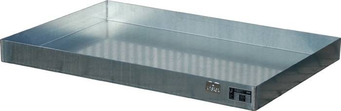 Auffangwanne 68l L1200xB800xH100mm o.Gitterrost BAUER