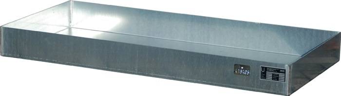 Auffangwanne 73l L1200xB600xH120mm o.Gitterrost BAUER