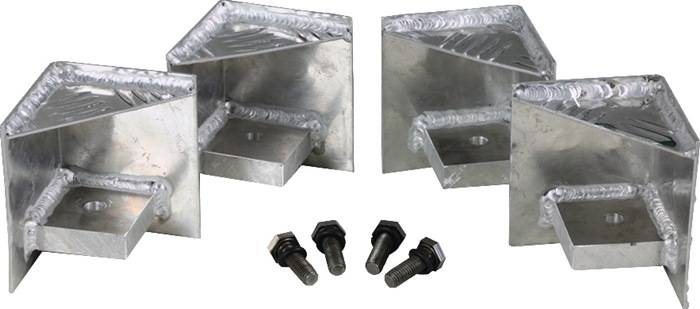 Palettenfüße f.Riffelblechbox nachträglich montierbar 4-tlg.ALUTEC