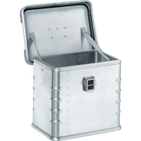 Aluminiumbox L400xB300xH340mm 27l m.Klappverschluss u.Alu-Stapelecken Aluminiumbox L400xB300xH340mm 27l m.Klappverschluss u.Alu-Stapelecken