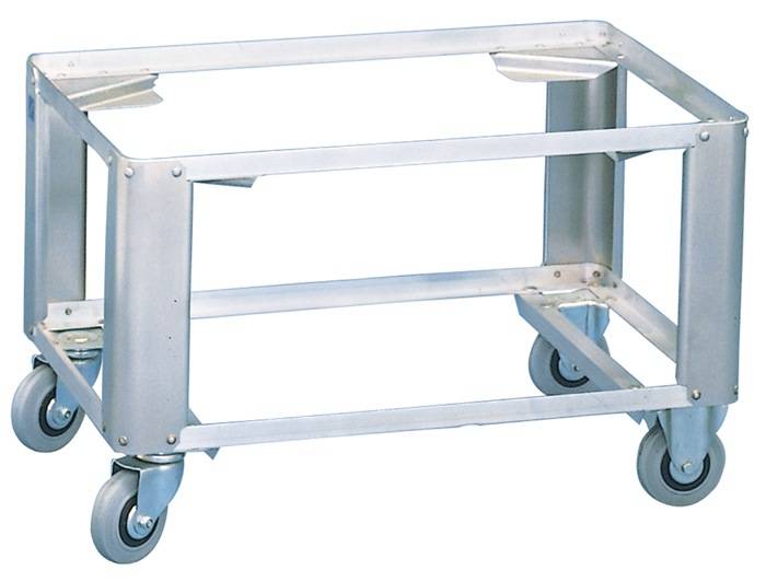 Fahrgestell f.Kastengr.760x580/800x600mm 2 Lenk-/2 Bockrollen VG hoch