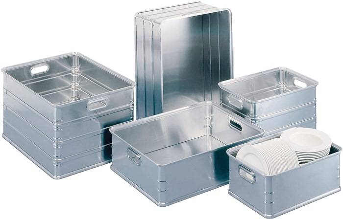 Transportkasten Inh.117l Alu.Schalengriff L760xB580xH325mm ZARGES