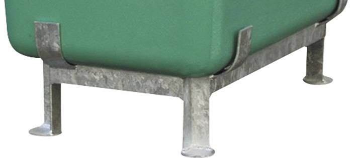 Stahlfußgestell f.GFK-Behälter 550l verz.CEMO