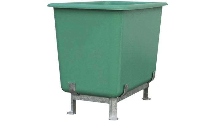 Stahlfußgestell f.GFK-Behälter 700l verz.CEMO