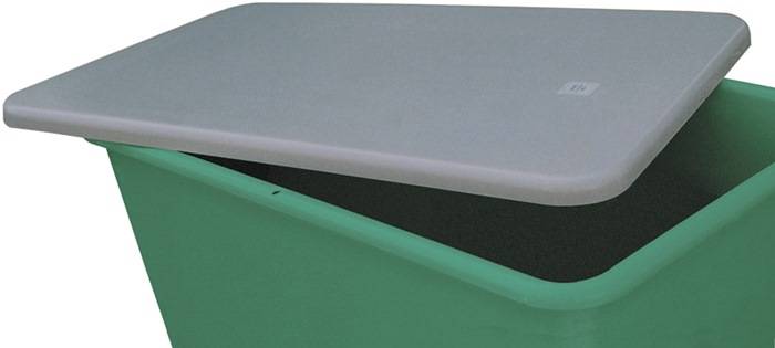 Flachdeckel f.GFK-Behälter 100 l/200l hoch CEMO