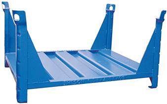 Lagergestell RAL5010 B1200xT800xH600 mm Nutzlast1,5t Auflast4,5t mit Eckpfosten - Artikel: 7830412929