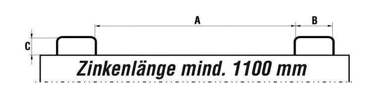 Klappbodenbehälter 1000l B1200xT1040xT1270 mm RAL7005 Tragkraft 2000kg Typ BKB 1000 - Artikel: 7830911669