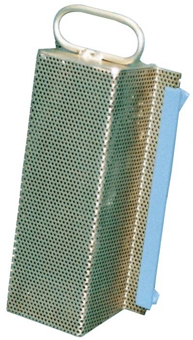 Spänebehälter 0,30 m³ L1275xB820xH820mm lichtblau lack.Trgf.1000kg BAUER