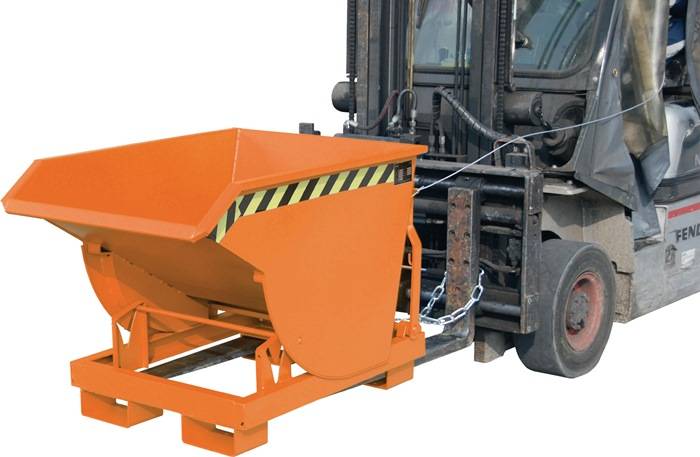 Selbstkipper Inh.0,5 m³ L1550xB820xH1045mm lichtblau BAUER