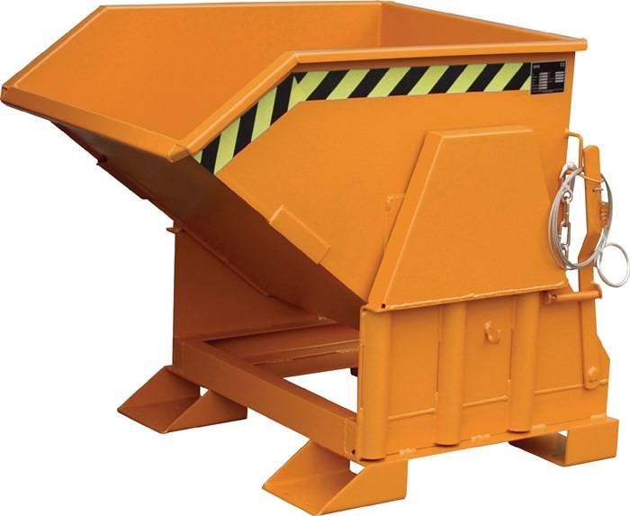 Kippbehälter L1455xB1150xH1070mm lichtblau Inh.0,8 m³ f.schwe.Materialien BAUER