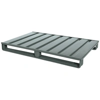 Flachpalette L1200xB1000xH125mm Trgf.1500kg 2 Kufen STA grau Flachpalette L1200xB1000xH125mm Trgf.1500kg 2 Kufen STA grau