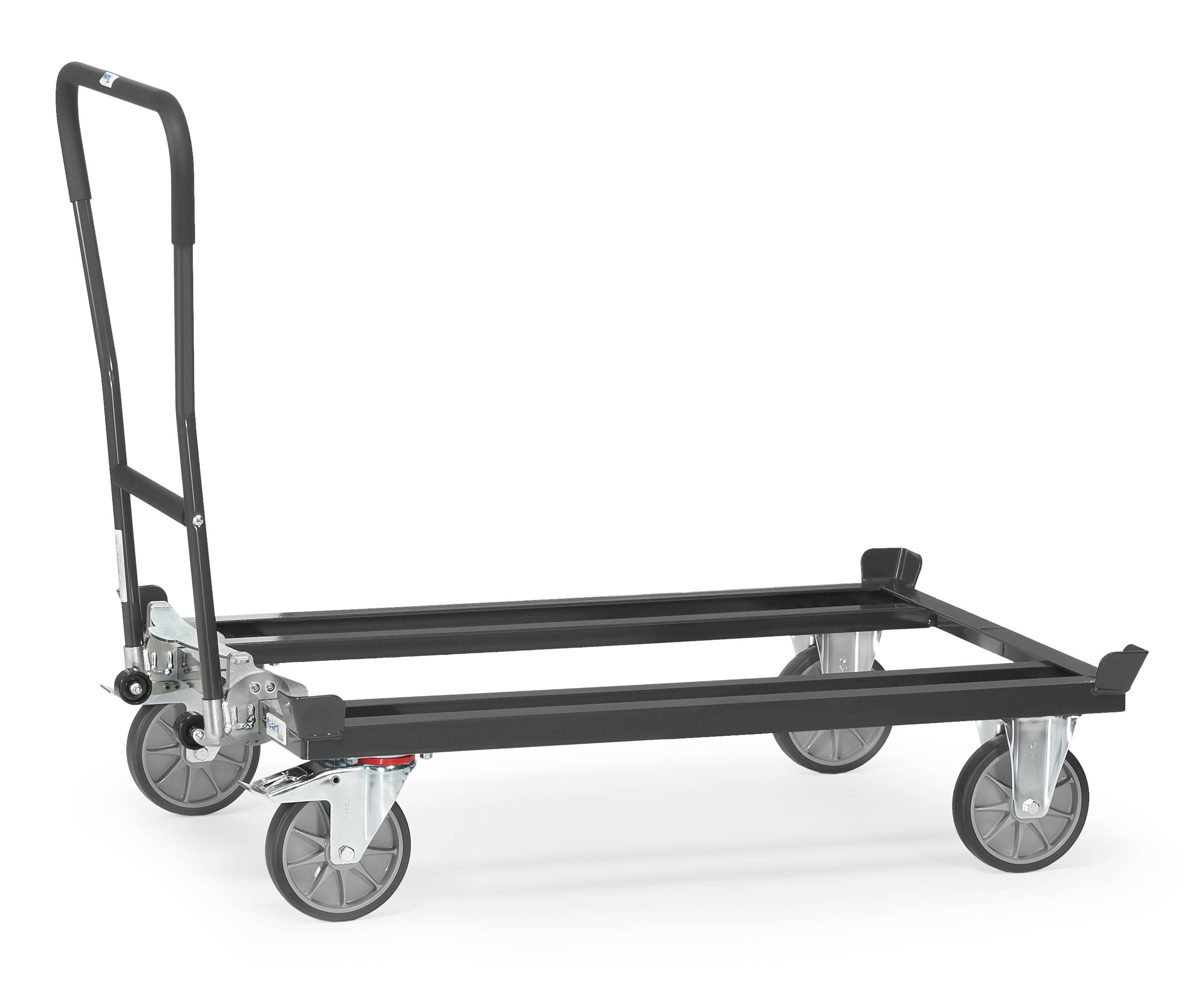 Fetra Aufsetzrahmen für Paletten-Fahrgestell Palettengröße 800x600 mm 370/652 mm hoch