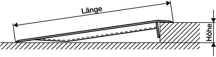 Überfahrbrücke Alu.natur L1800xB1250mm Trgf.1200kg ALTEC