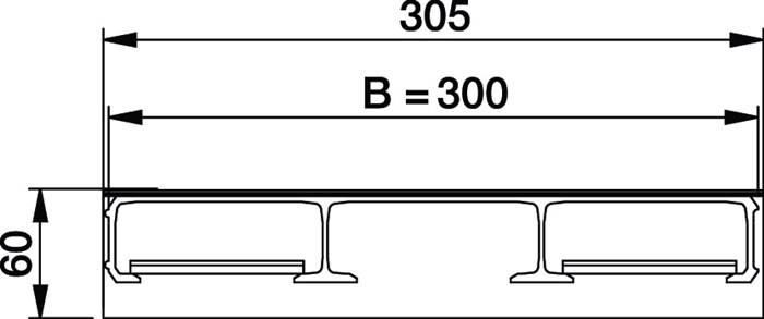 Verladeschiene Alu.L.1505mm Trgf.1330 kg/Paar B.300mm ALTEC