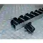 Rollenleiste schwer L.3600mm Ku.-Spurkranzrollen D.46/70mm Rollenteilung 72mm Rollenleiste schwer L.3600mm Ku.-Spurkranzrollen D.46/70mm Rollenteilung 72mm