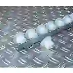 Rollenleiste leicht L.2000mm Ku.-Spurkranzrollen D.26/40mm Rollenteilung 42mm Rollenleiste leicht L.2000mm Ku.-Spurkranzrollen D.26/40mm Rollenteilung 42mm