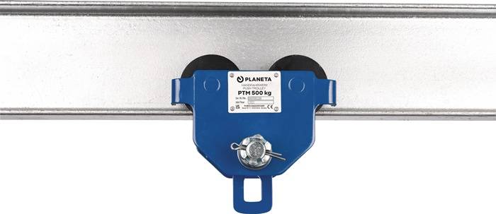 Rollfahrwerk PTM 0,5 Trgf.500kg Trägerflansch-B.50-203mm PLANETA