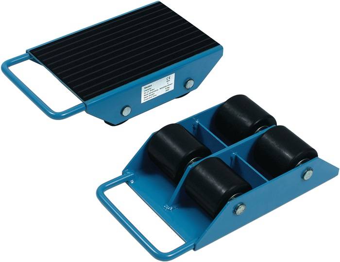 Transportroller Trgf.3 t Nylon-Bereifung L330xB220mm STA brillantblau