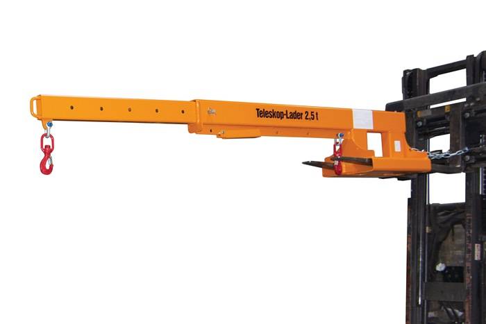 Teleskoplader max.3655mm Trgf.2500kg gelborange lack.f.Gabelstapler BAUER