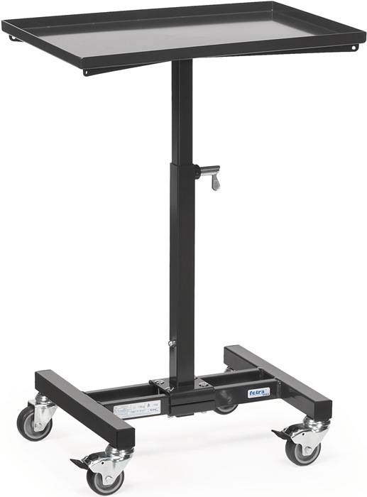 Materialständer Ladefl.-L605xB405mm verstellb.H.720-995mm anthrazitgrau fahrbar