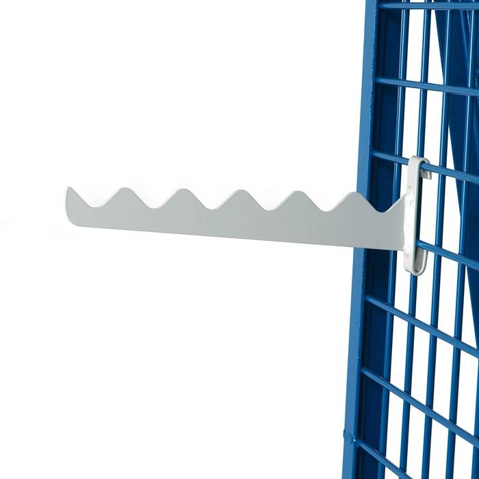 Wellenträger L.320mm STA lichtgrau Wellenabstand 55mm f.Werkstückwagen FETRA