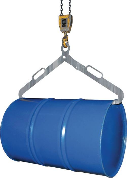 Fasszange f.Metallfässer liegend 200l Trgf.360kg verz.BAUER