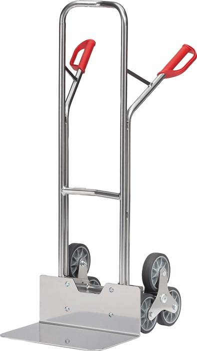 Treppenkarre H.1300mm Schaufel-Gr.L300xB480mm Alu.3armiger Radstern