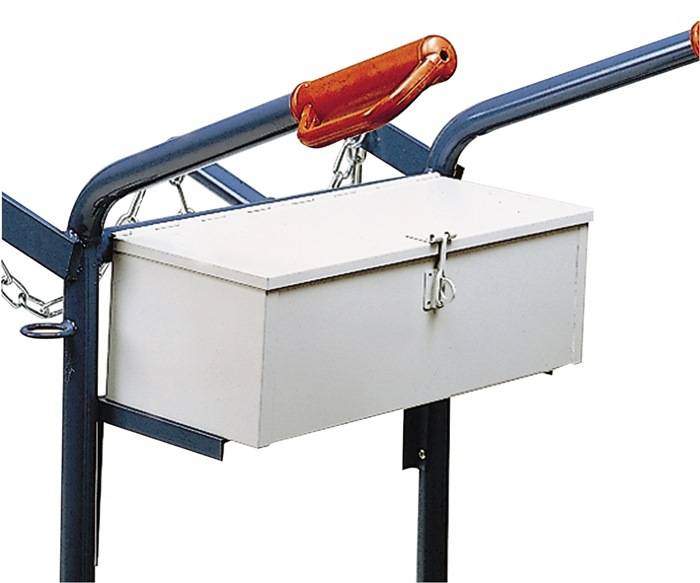 Werkzeugkasten L450xB200xH150mm abschl.f.Stahlflaschenkarren