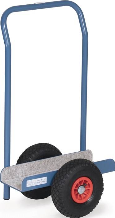 Plattenroller Außen-L500xB380xH905mm U-Form m.Bügel Bereifung Luft Trgf.400 kg