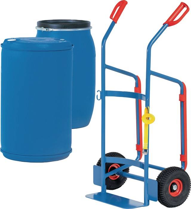 Fasskarre STA Bereifung Luft f.120-220-l-Kunststofffässer