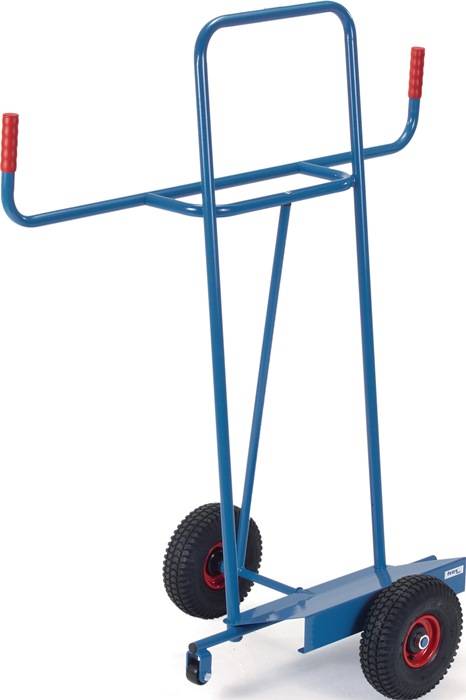 Plattenkarre Trgf.400kg H.1430mm Aufl.-L500xB200mm Bereif.Vollgummi brillantblau