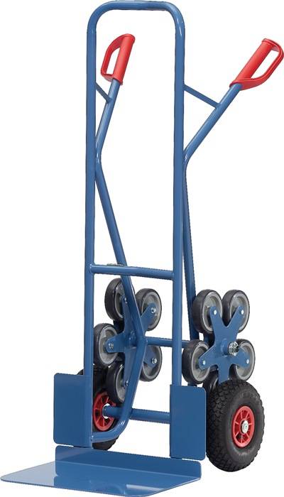 Treppenkarre H.1300mm Schaufel-Gr.L300xB480mm STA Lufträder/5armiger Radstern