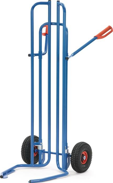 Reifenkarre H.1500mm STA brillantblau Schaufel-L360xB580mm f.max.8 Reifen