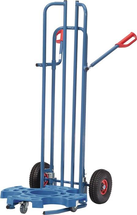 Reifenkarre H.1500mm STA brillantblau Schaufel-L360xB580mm f.max.8 Reifen