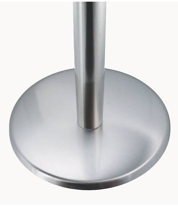 Absperrständer Kopfring f.4 Seilaufnahmen H950mm Pfosten MS VIA GUIDE